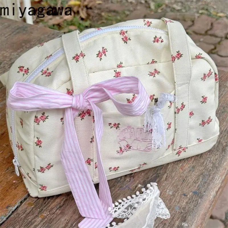 Модная Цветочная Новинка Весна 2024 дизайнерская Большая вместительная