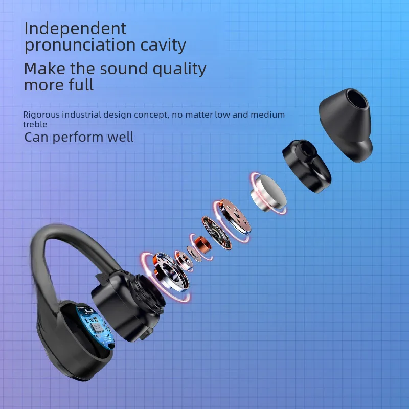 Наушники-вкладыши с шумоподавлением Ax9 Bluetooth-наушники дисплей двойные амбушюры