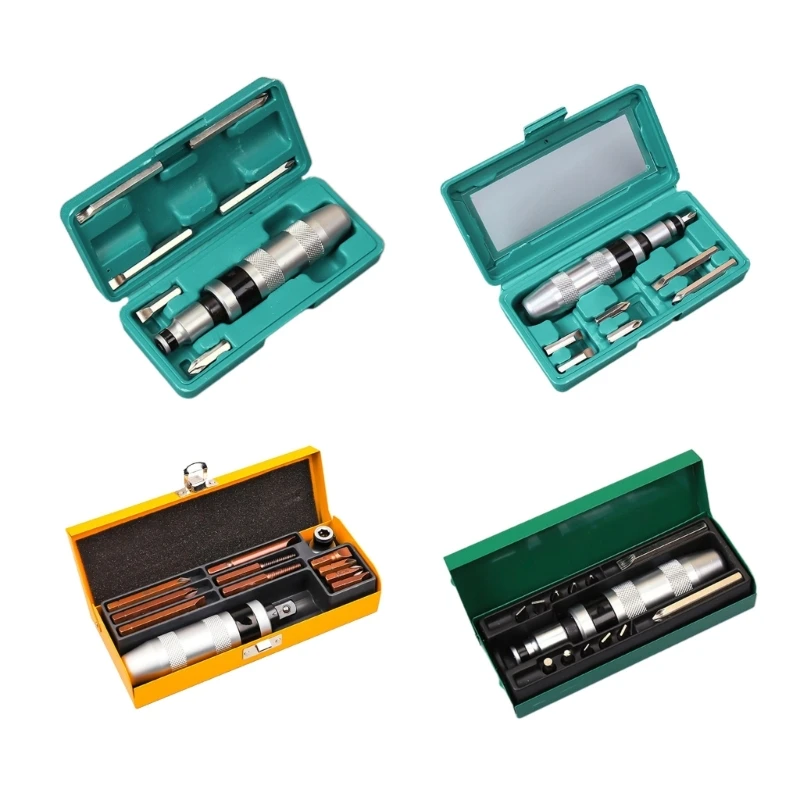 

Heavy-Duty Impact Screwdrivers Set Driver Chisel Bit Tools Socket Set With