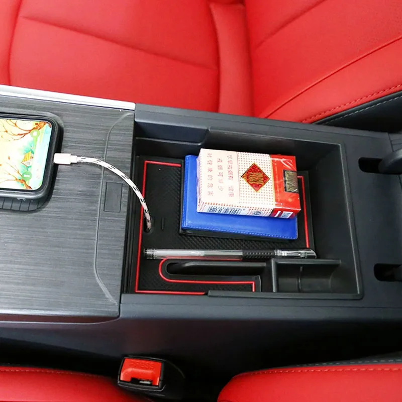 ABS автомобильный скрытый ящик для хранения чехол центральной консоли