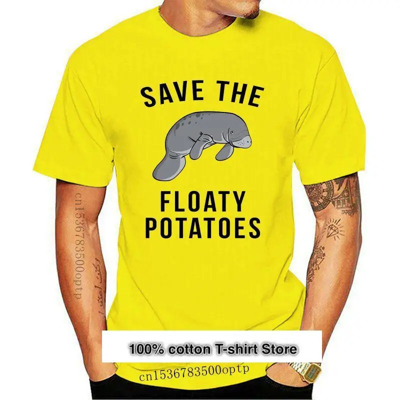 

Camiseta de manga corta para hombre, camisa divertida de Manatee, Save The Floaty tools, verano, 2021