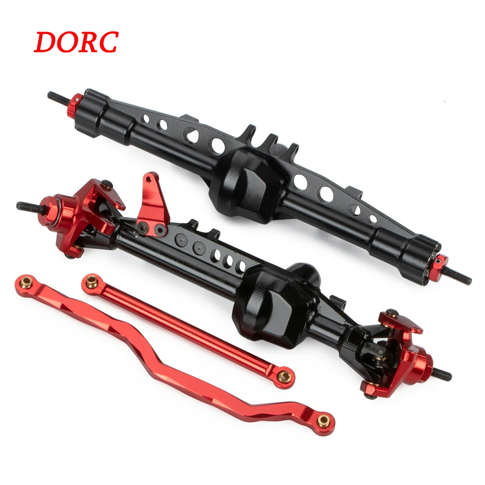 

Metal Aluminum Front and Rear Axle for 1/10 RC Crawler Car Axial SCX10 III AXI03014 Axle Ford Bronco Upgrade Parts