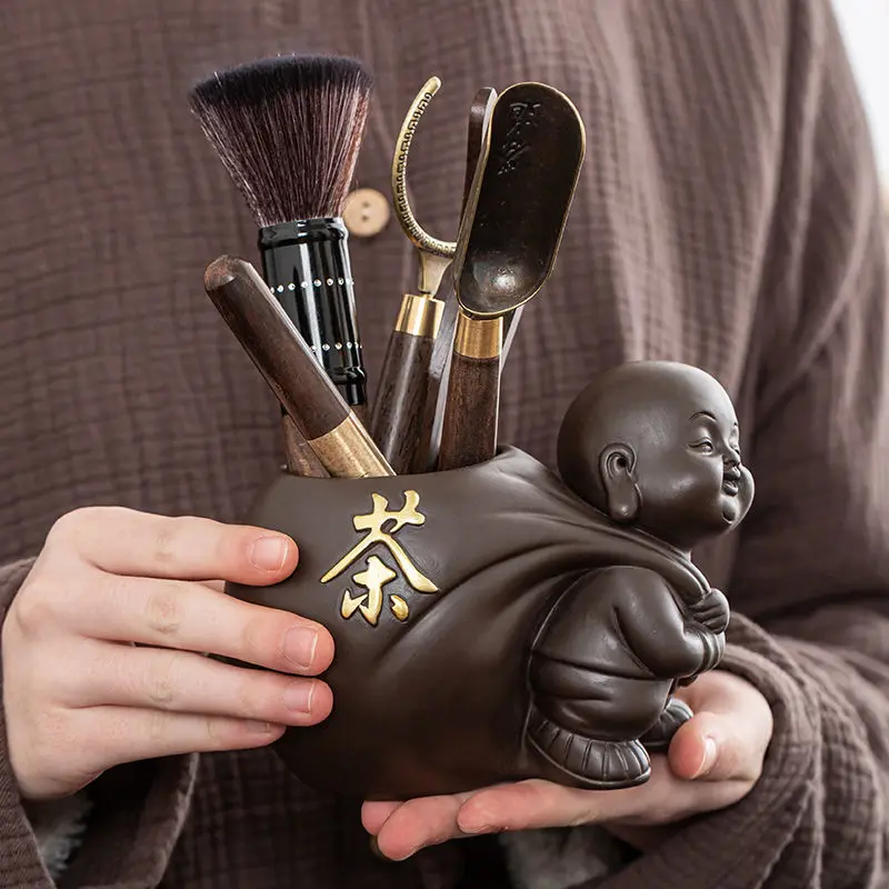 

Tea Set Kung Fu Purple Sand Ornament Spoon Teaware