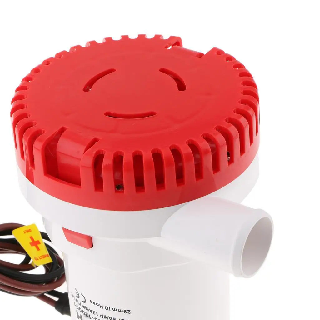 

12V 2000GPH Submersible Bilge Pump for Marine Boat Electric RV