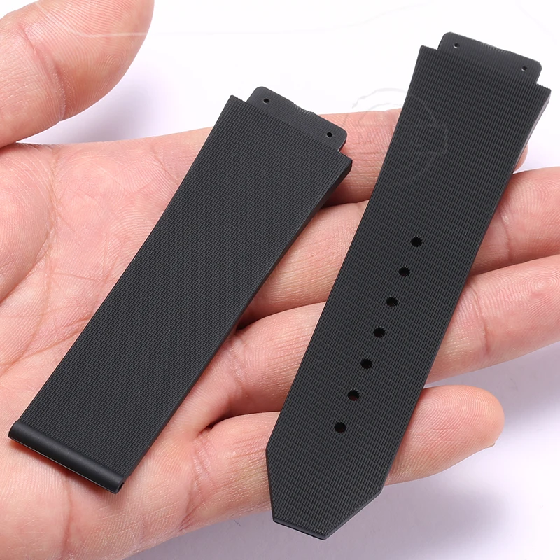 19mmx25mm Big Bang Watchband For Hublot big bang Strap Men's Soft Silicone Sports Waterproof Watch Accessories