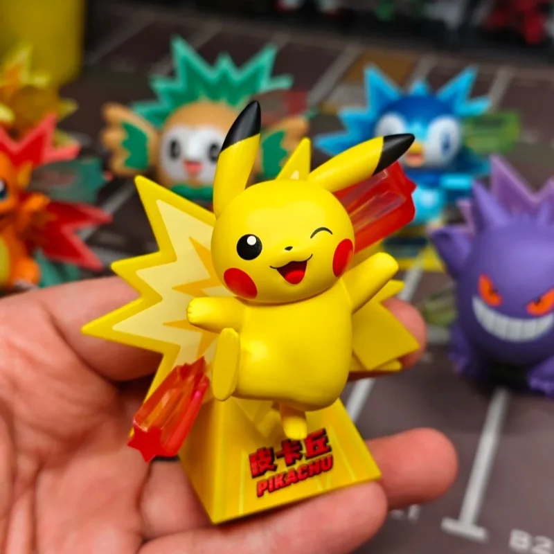 Фото Прозрачная сумка-итабэг Langbowang Pokemon с 3D-магнитом на холодильник, подвеской и кроссбоди-сумкой для фанатов аниме (Генгар, Псайдак) №4