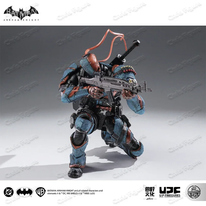 Фото В наличии: Коллекционная фигурка Deathstroke (DC002) из серии Arkham Knight, масштаб 1/12, готовая модель, подарок для коллекционеров. №5