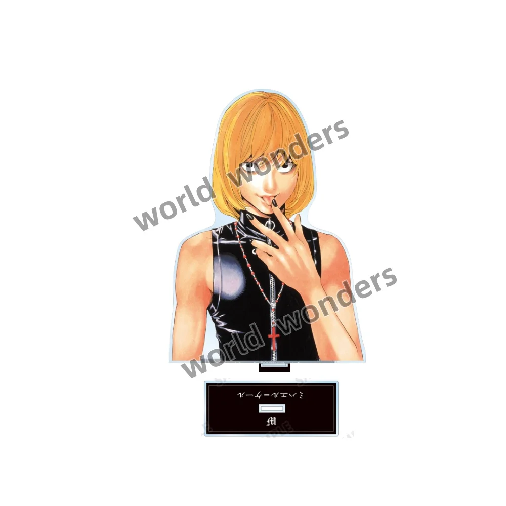 15 см акриловая подставка DEATH Note Yagami, легкая фигурка, настольные украшения, статуя MisaMisa L·Lawliet, фигурка куклы, коллекционные игрушки Deathnote (art.: 3920cd44701ab) - 3920cd44701ab