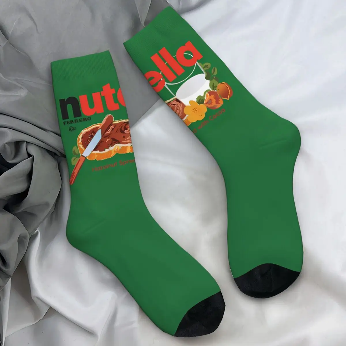 Взрослые мужские носки Nutella чулки с фундуком зимние забавные удобные спортивные