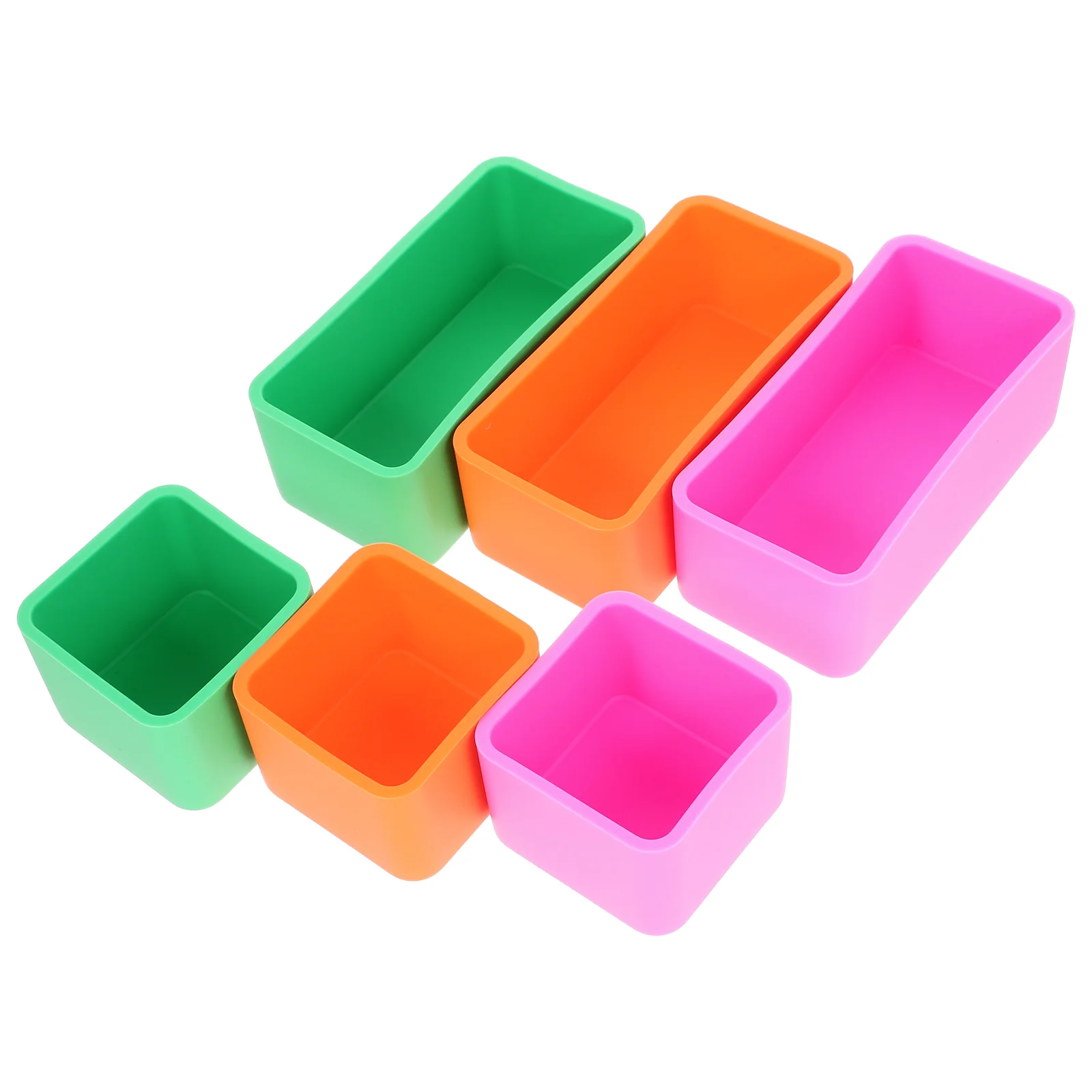 

6 Pcs Silicone Lunch Box An Fittings Food Supply Accessory Convenient Container Camping Silica Gel Portable