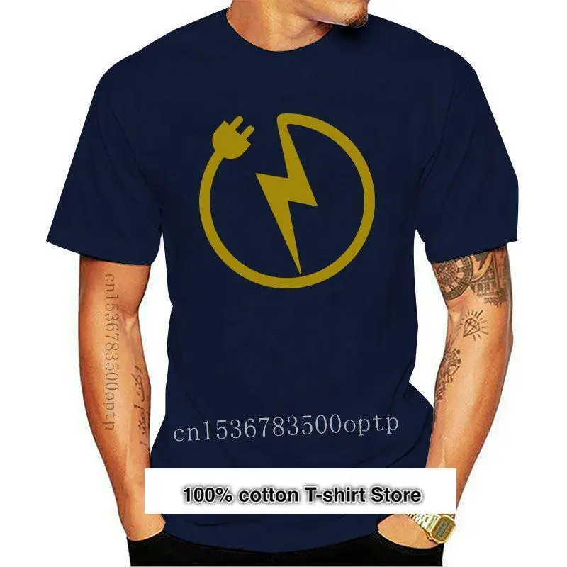 

Camiseta con símbolo de electricista para hombre