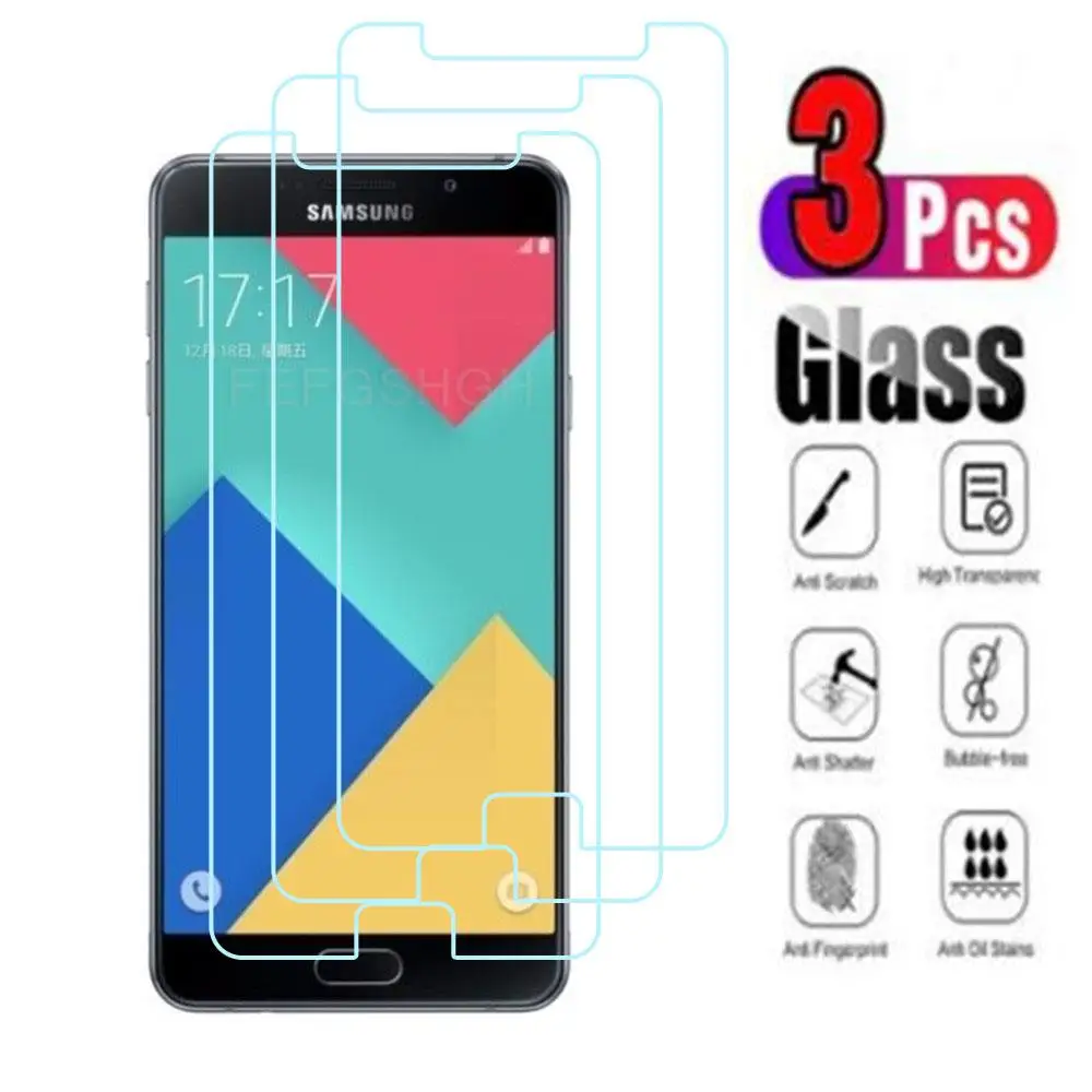 

Защитное закаленное стекло 9H для Samsung Galaxy A5 2016 A5100 A510 A510F, 3 шт.