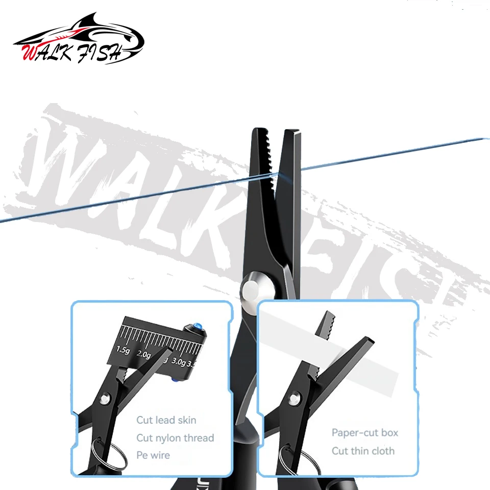 WALK FISH рыболовные маленькие ножницы с титановым покрытием прочная рыболовная