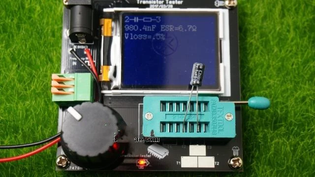 Тестер транзисторов Частотомер ШИМ прямоугольная волна LCR Таблица Полноцветный