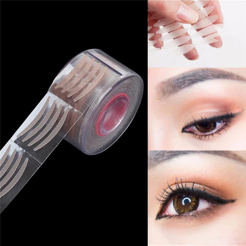 

600pcs Invisible Eyelid Sticker Lace Eye Lift Strips Double Eyelid Tape Adhesive Stickers Eye Tape Makeup Tool L/S Style