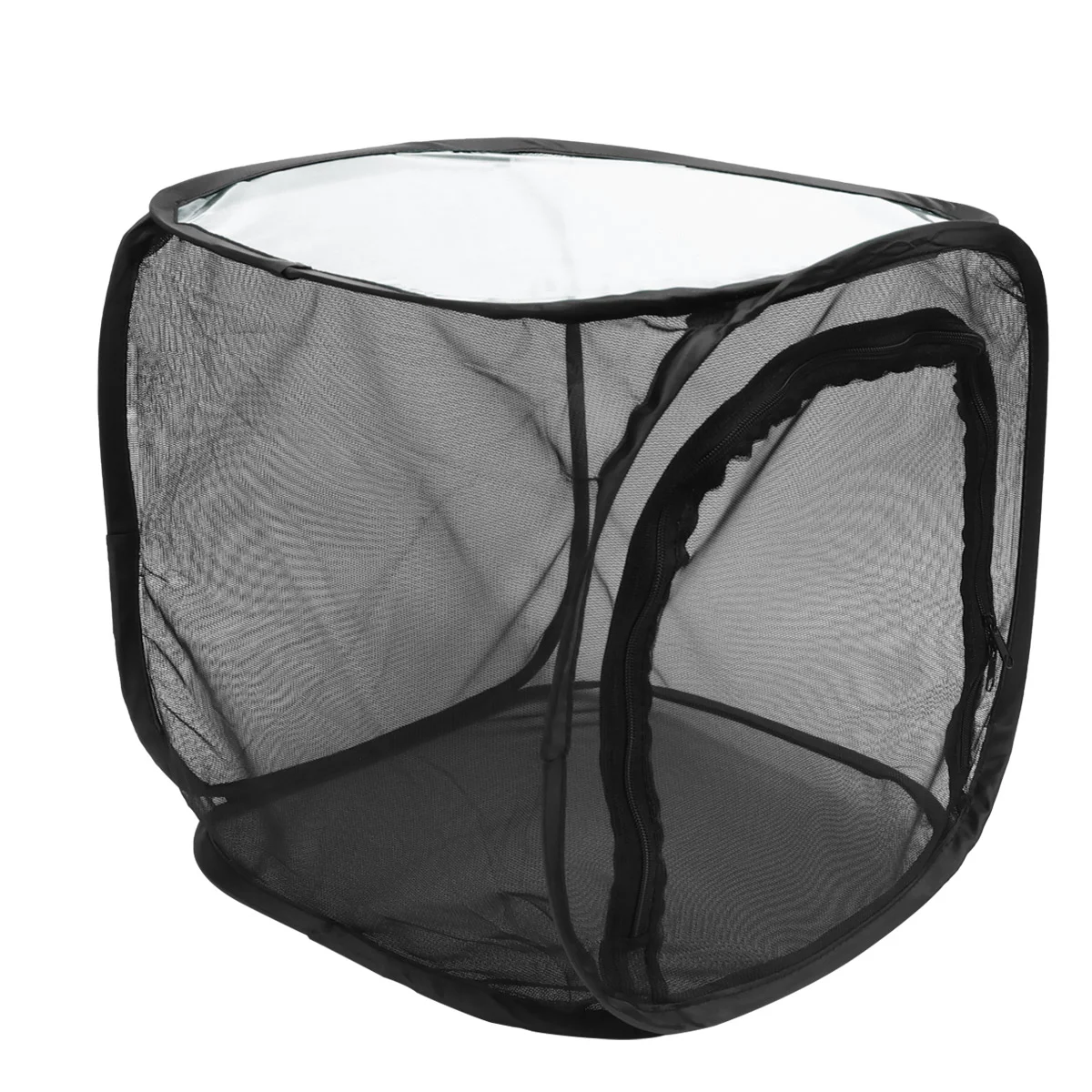 

1PC Black Foldable Practical Nature Exploration Toy Net Insect Cage Insect Box for Outdoor Observation