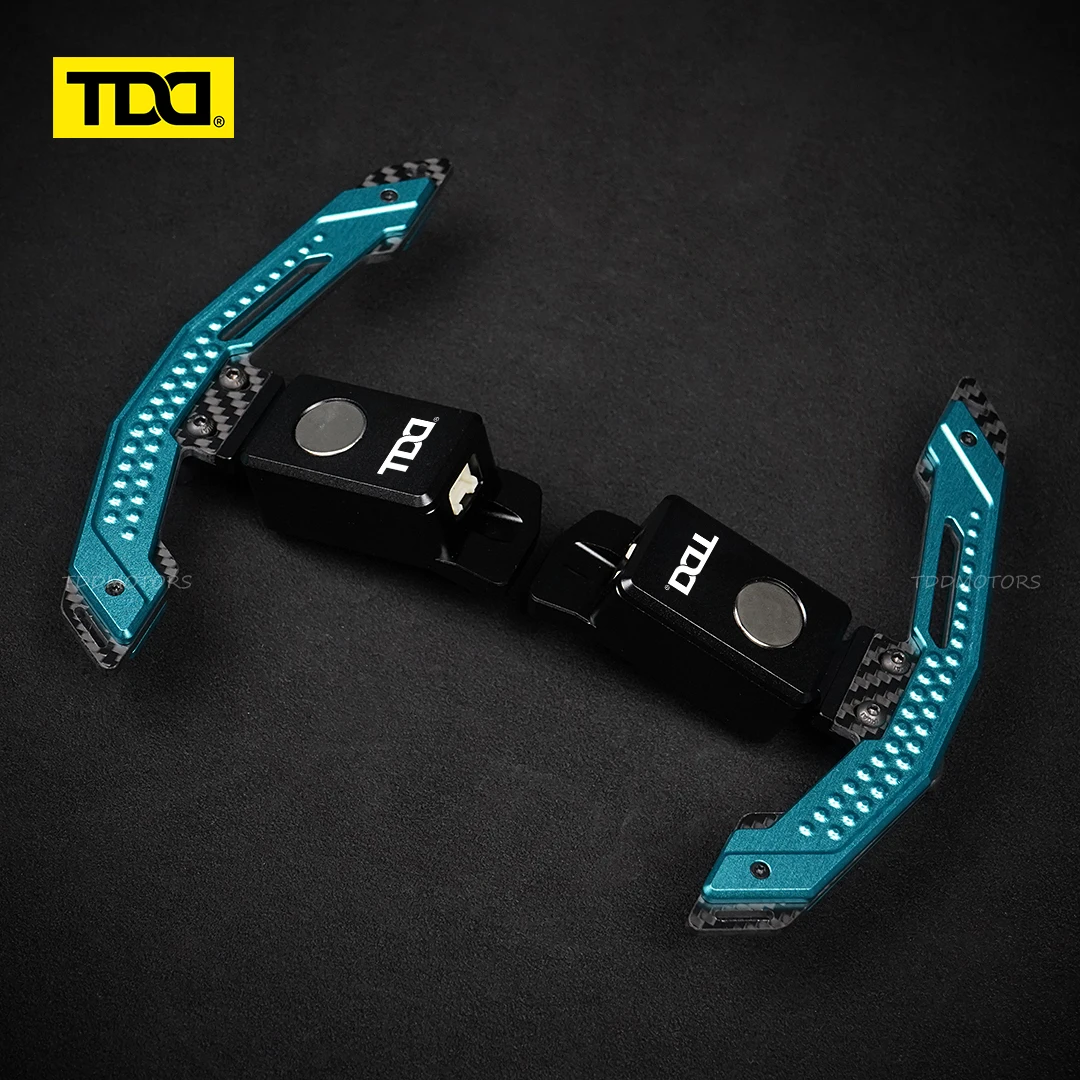 Фото TDD Fif для Toyota Camry GR Corolla Yaris GR Avalon Rav4 Highlander: Цветные магнитные лепестки переключения передач из алюминиевого сплава, автомобильный аксессуар №1