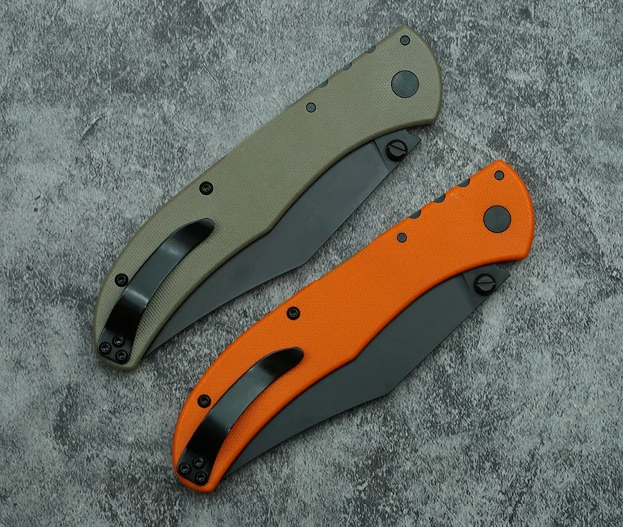 Новый складной нож LEMIFSHE с изображением сломанного черепа лезвие Марка XHP Ручка G10