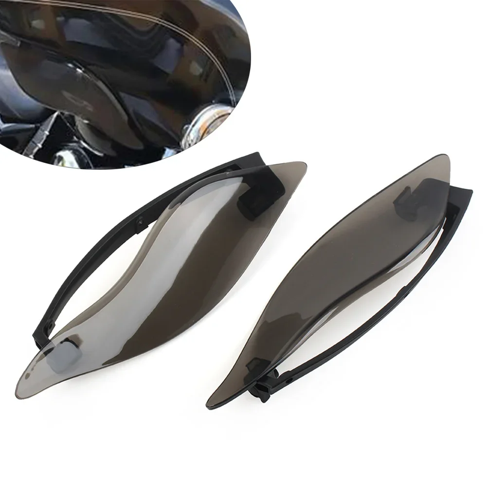 

Дым Мотоцикл Регулируемый обтекатель воздуха дефлекторы для Harley Davidson Electra Glide Street Glide Летучая мышь 2014-2023