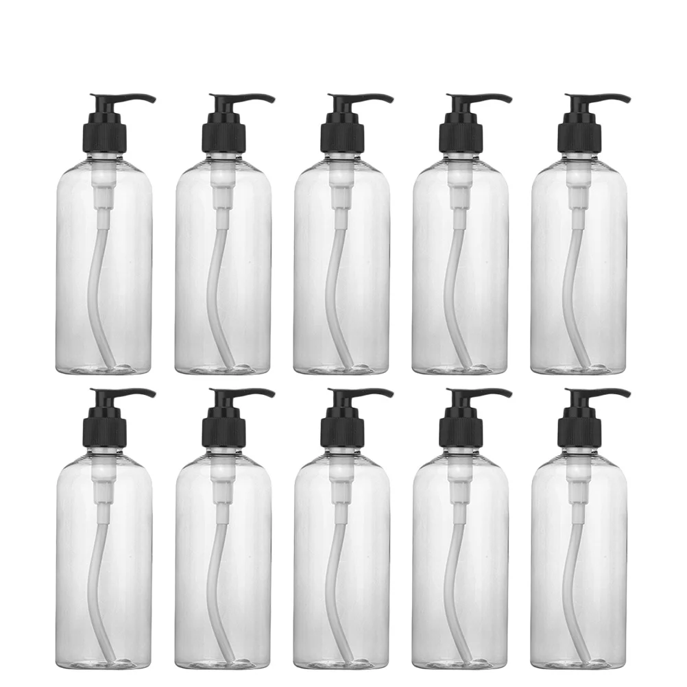 

Bottle Soap Pump Dispenser Lotion Plastic Bottles Bootle Refillable Shampoo Hand Clear Empty Dispensers Foaming Container Shower