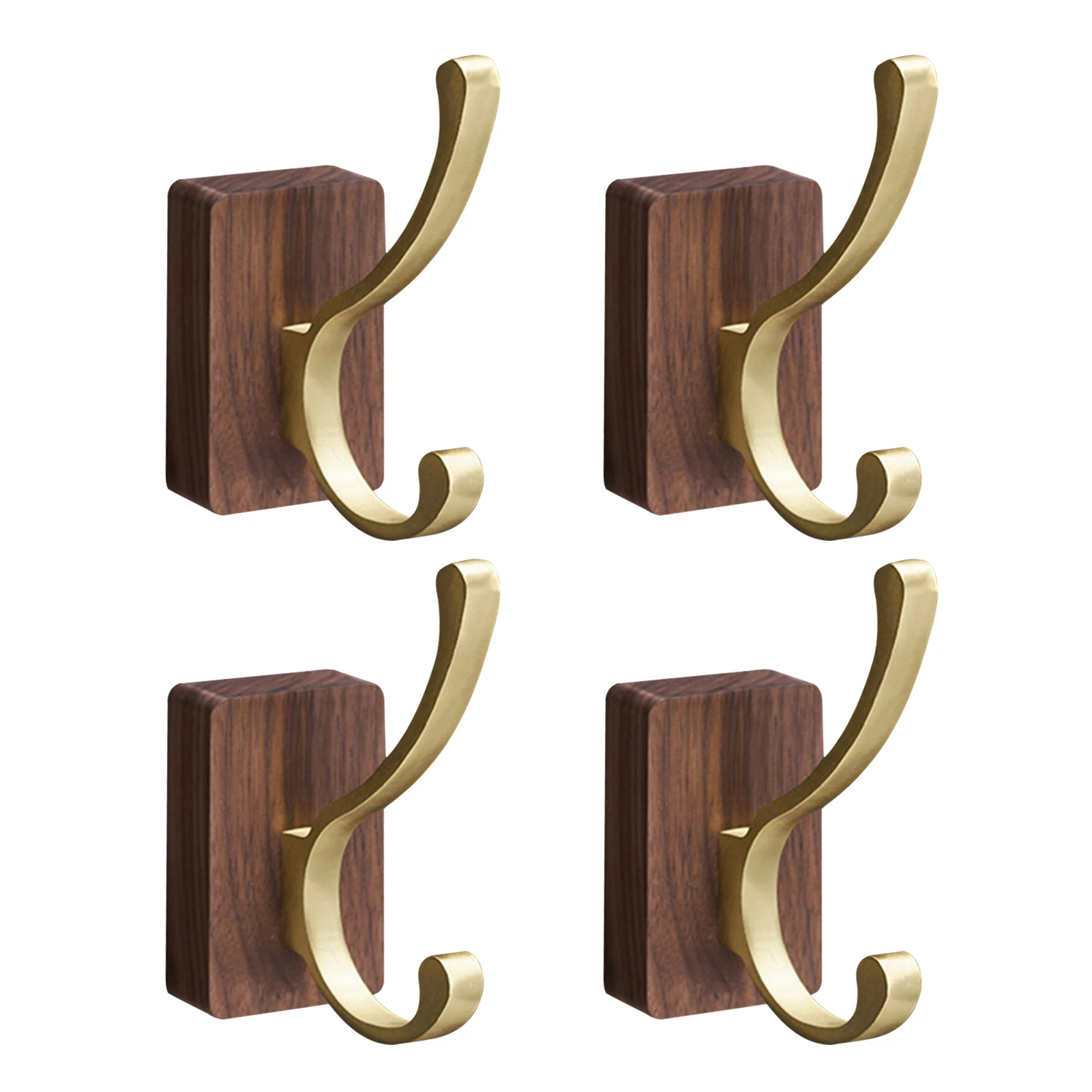 

4pcs Clothes Hanger Bedroom Entryway Wall Mounted Coat Hook Home Decor Universal Bathroom Hanging Towels Heavy Duty Living Room