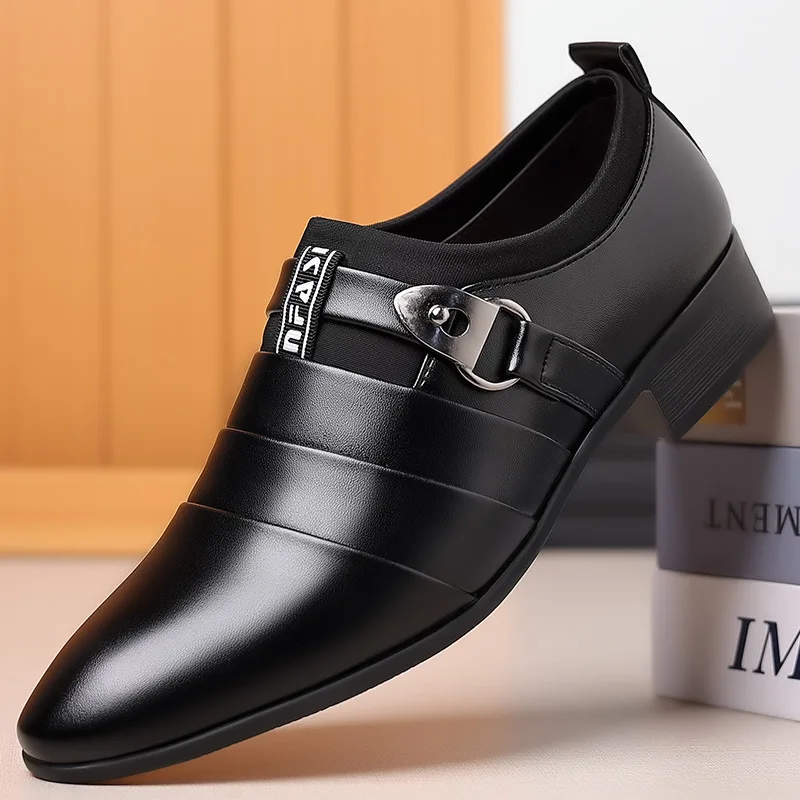 

Роскошные мужские кожаные туфли, деловые классические туфли для мужчин, женская свадебная Офисная Рабочая обувь, деловые повседневные оксфорды без шнуровки