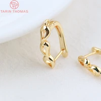 22556pcs 13x19mm 24k gold color brass water drop earrings hoop earring clip high quality diy jewelry making findings