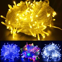 led icicle string lights christmas fairy lights garland outdoor home for weddingpartycurtaingarden decoration street lamp