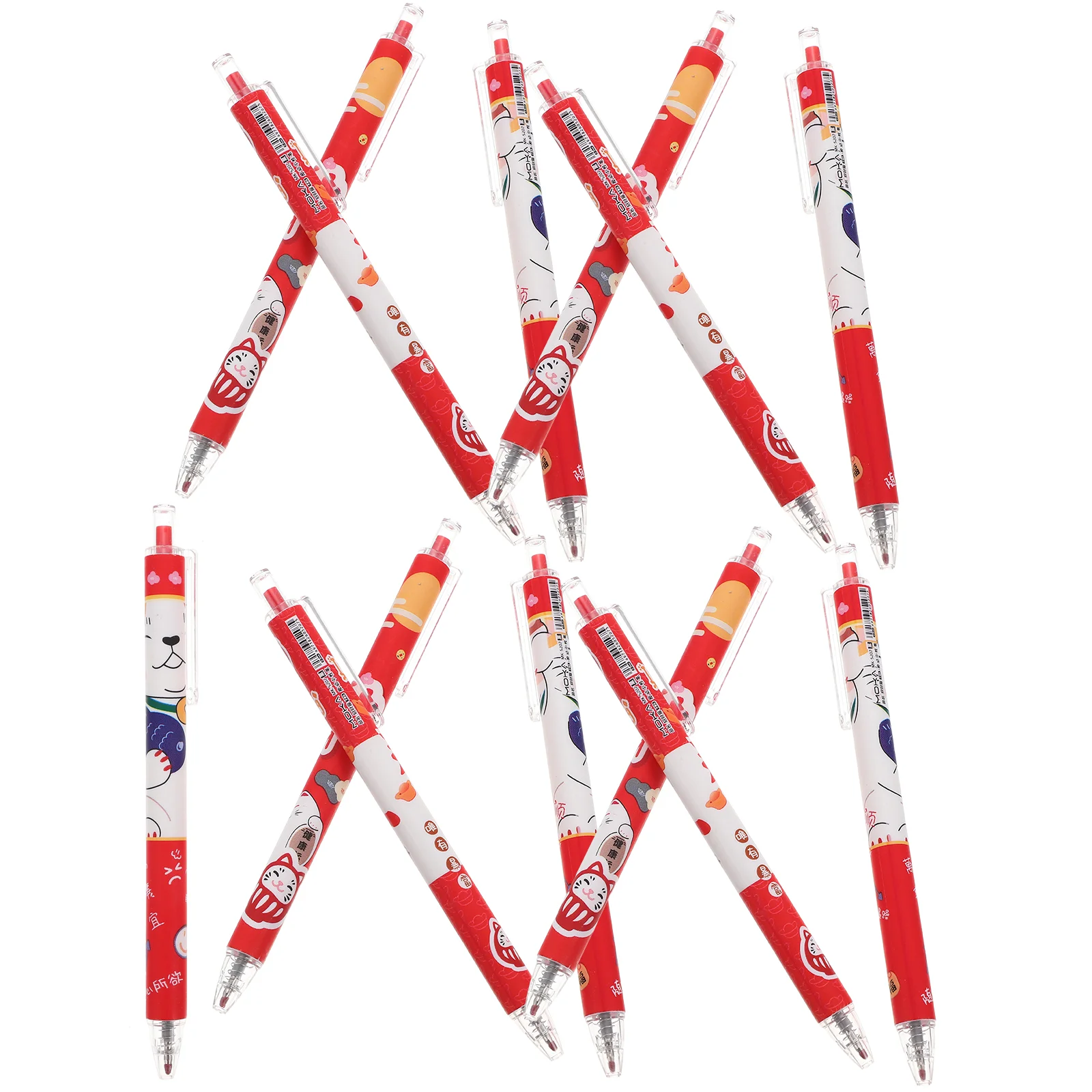 

10Pcs Notes Taking Ballpoint Pen Lovely School Pens Activities Prize (Random Style)