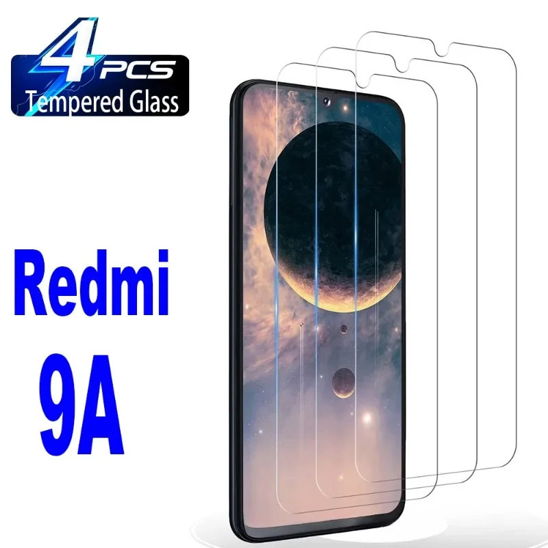 4 шт. для Xiaomi Redmi 9A 9C 9H протектор экрана HD закаленное стекло