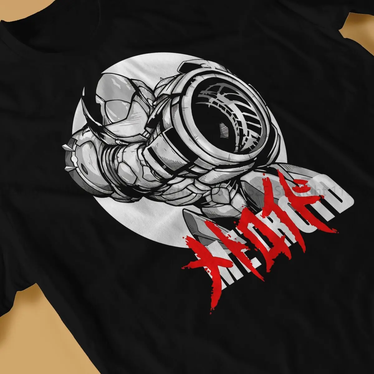 Футболка мужская Ретро с круглым вырезом и коротким рукавом