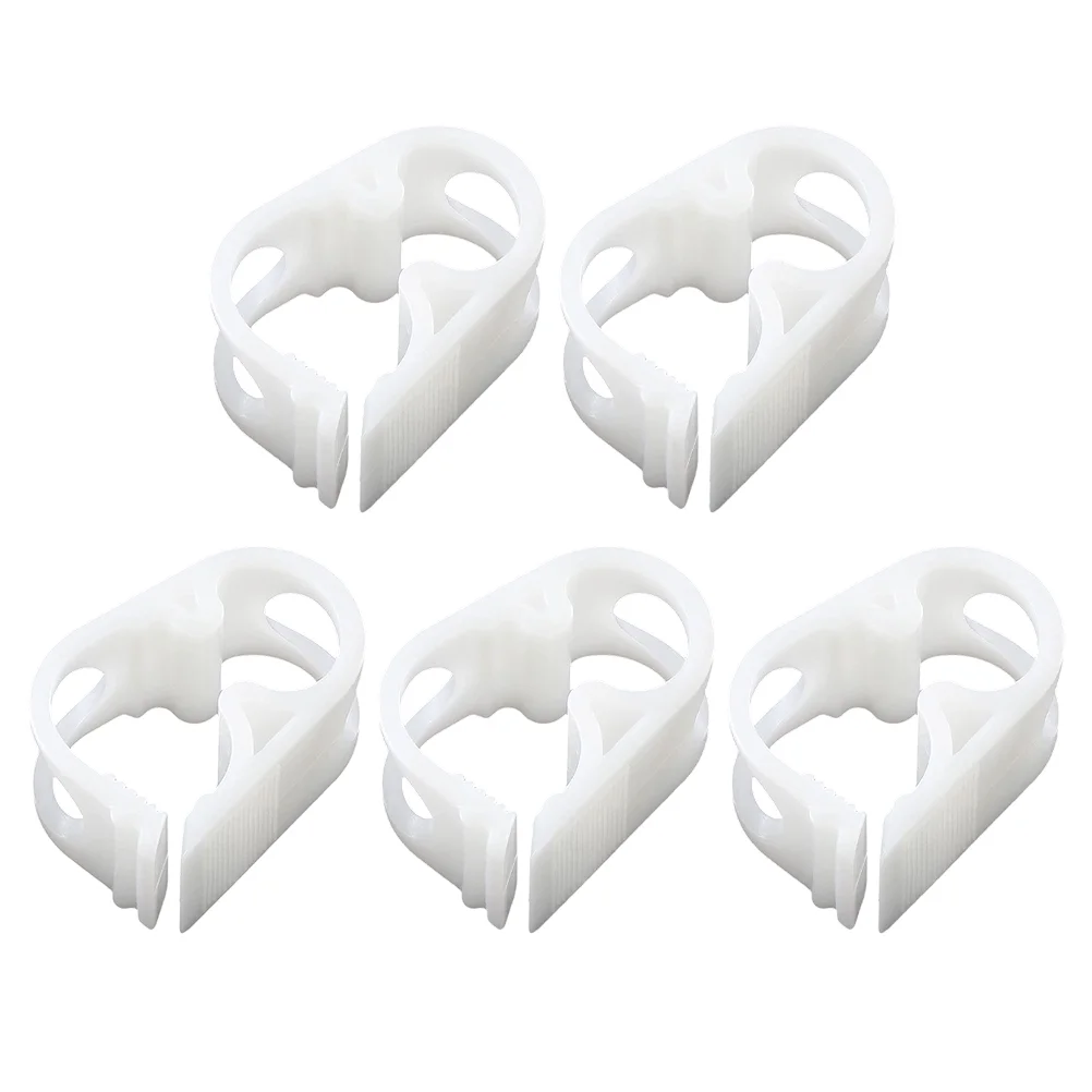 

5 Pcs Test Tube Clamp Waterproof Clip Siphon Hose Feeding Supplies Plastic Medical Clamps