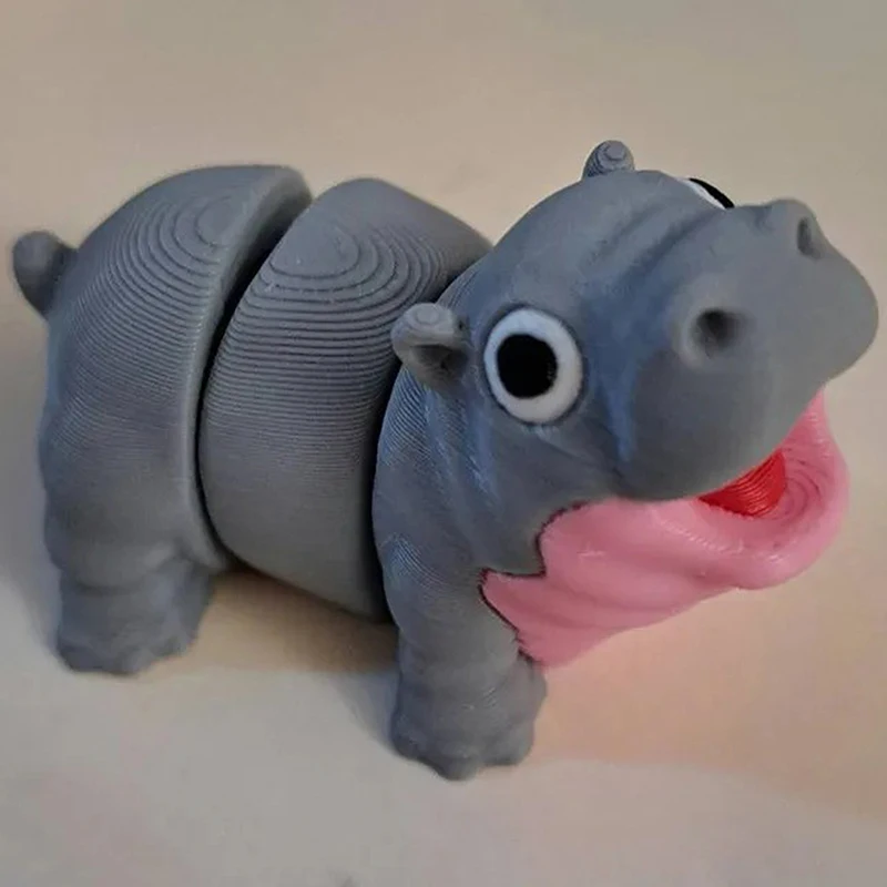Moo Deng Hippo фигурки из смолы игрушки маленькие портативные настольные статуи