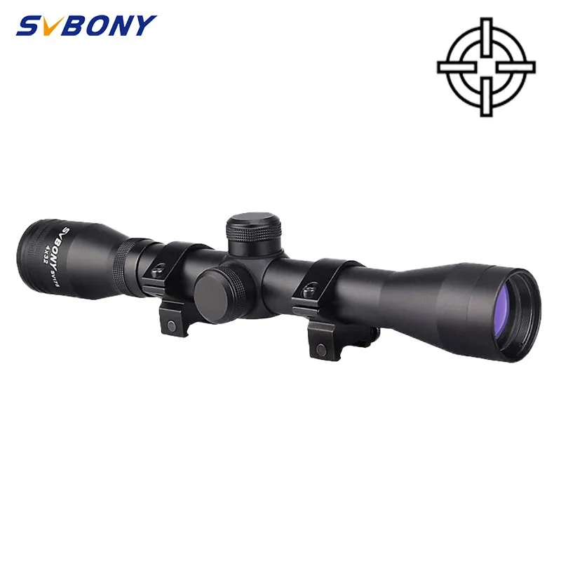

SVBONY SV175 4x32 Telescope Compact Cross Differential Rifle Scope,Optical Riflescope,FMC Lens Waterproof,Suitable for Hunting