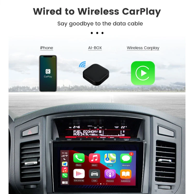 

Carplay AI Box для автомобилей с оригинальной проводной системой Carplay Android 4 + 64 ГБ