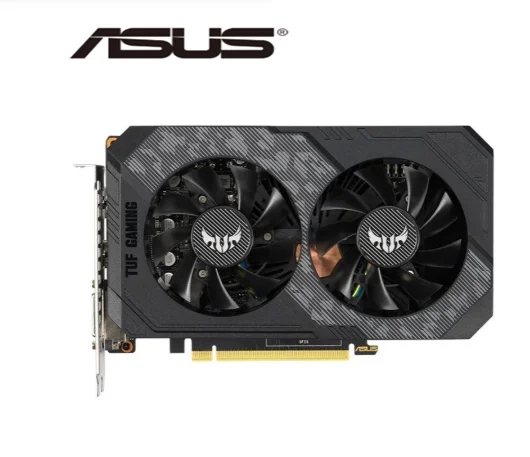 Оригинальные игровые видеокарты ASUS GTX 1660 Super GPU NVIDIA GeForce RTX 2060 6 ГБ Ti графическая