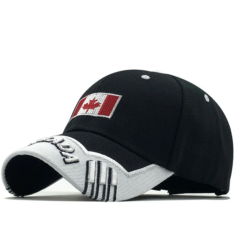 

Gorras, брендовая мужская шляпа с канадским флагом, Мужская Снэпбэк Кепка с регулируемой костью