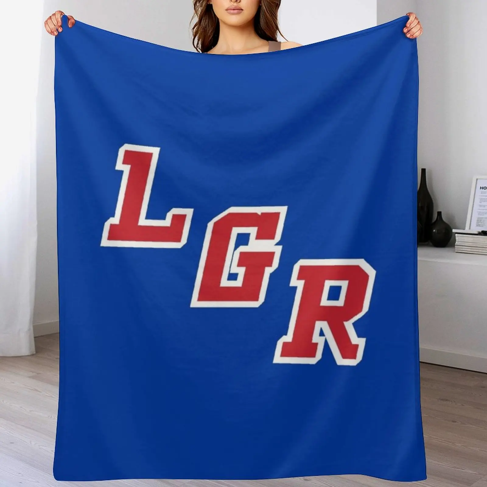 LGR-синее пледовое одеяло летние пледы