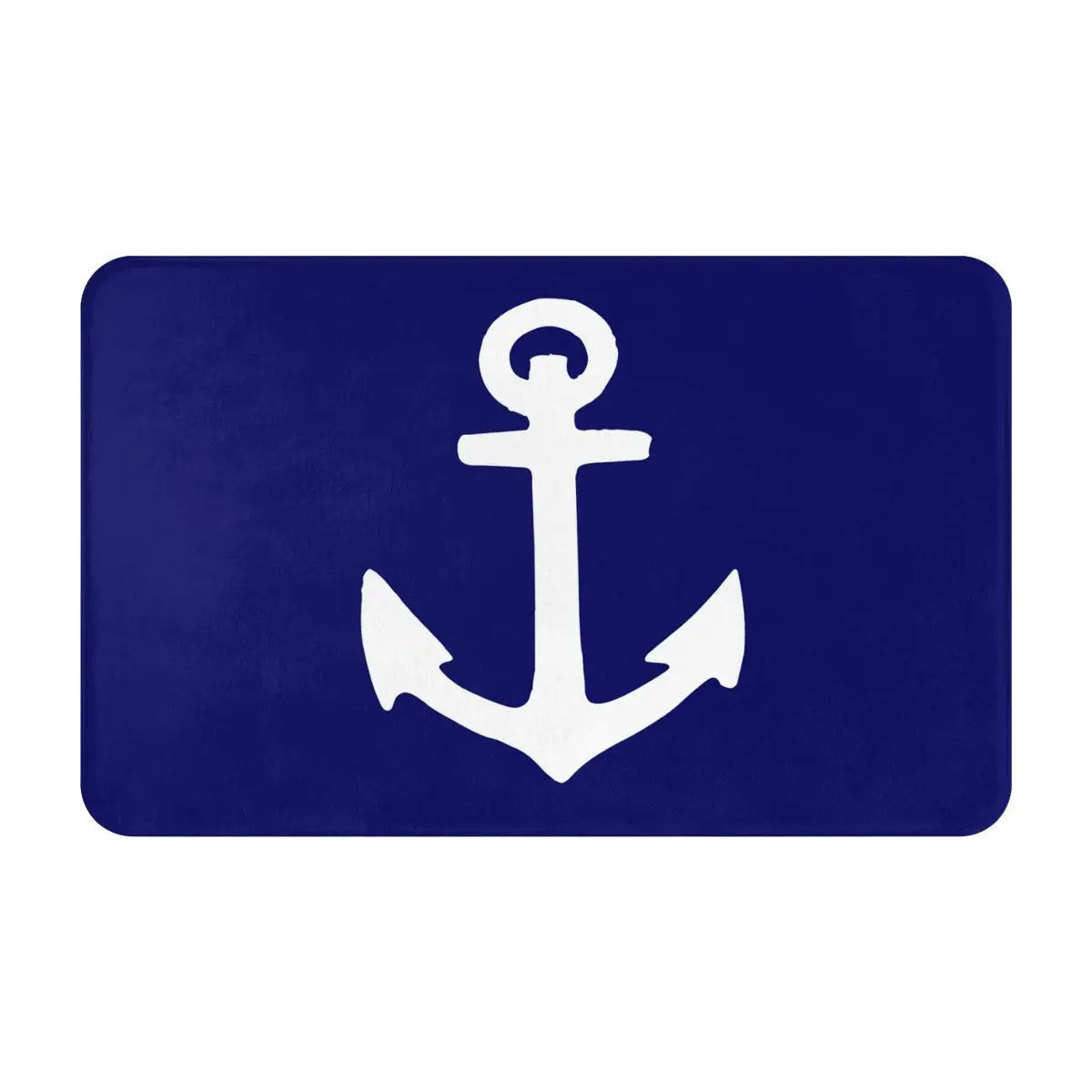 

Nautical Anchor The Door Mat'S Coir Fibers Effectively Clean Shoes Non-Slip Play Mats Are Essential For Active Children Decorate