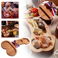 aperitif board wood dishes appetizer pan cutlery kitchen dinner plate cheese wine meat platter gift for women bachelor party