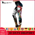 Женские леггинсы с эффектом пуш-ап You Are My Secret, повседневные леггинсы для фитнеса серии зомби, брюки для вечевечерние НКИ на Хэллоуин, 2021