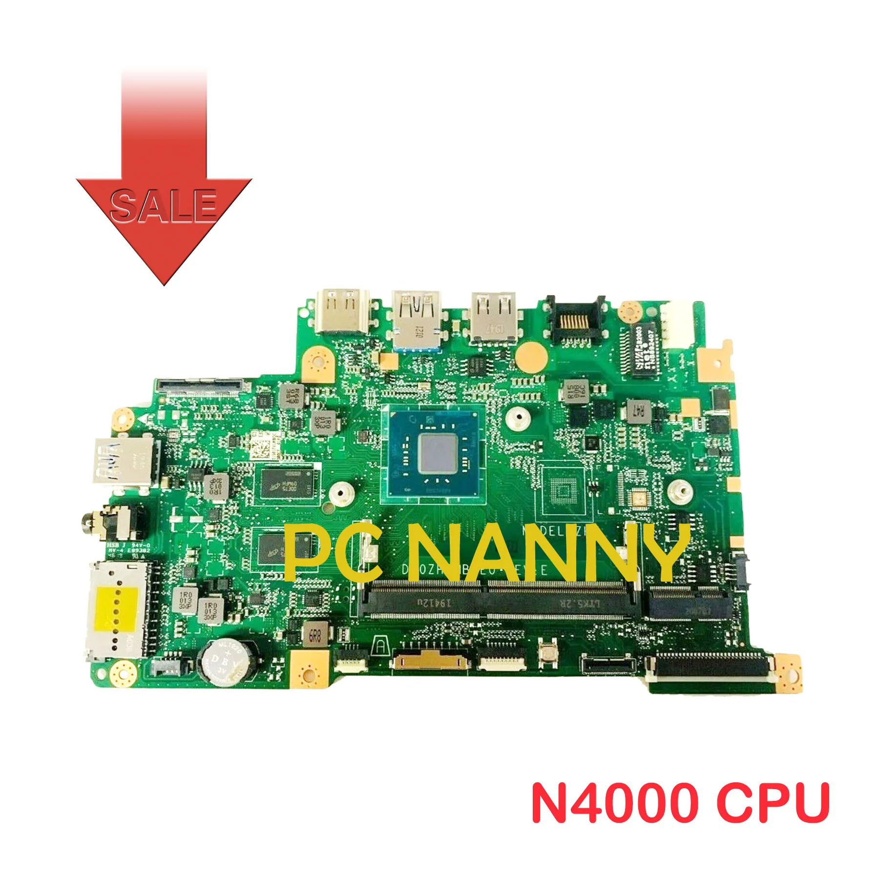

Материнская плата PCNANNY для Acer Aspire A311-31 Материнская плата Celeron N4000 1,10 ГГц 4G RAM DA0ZHEMB8E0 Nb.gvx11.006
