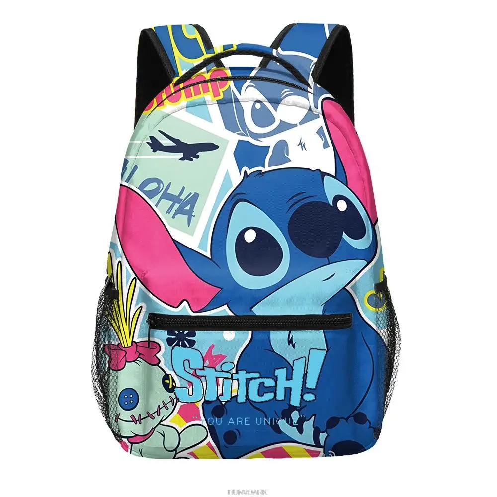 

New Disney Lilo & Stitch Backpacks for Teenager Girls Boys Students School Bag Backpack Printe Shoulder New Travel Laptop Bags