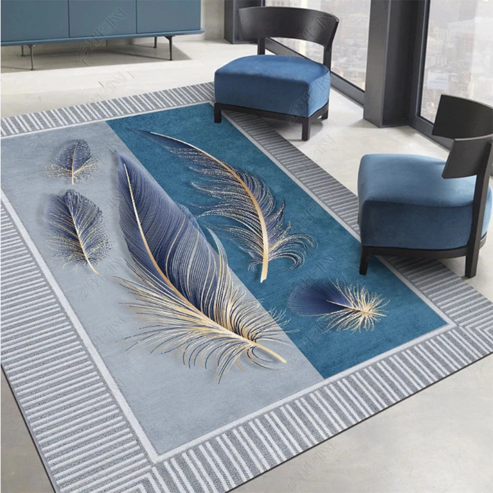 

Nordic carpet living room sofa tea table carpet simple luxury household carpet bedroom full of large area floor mats