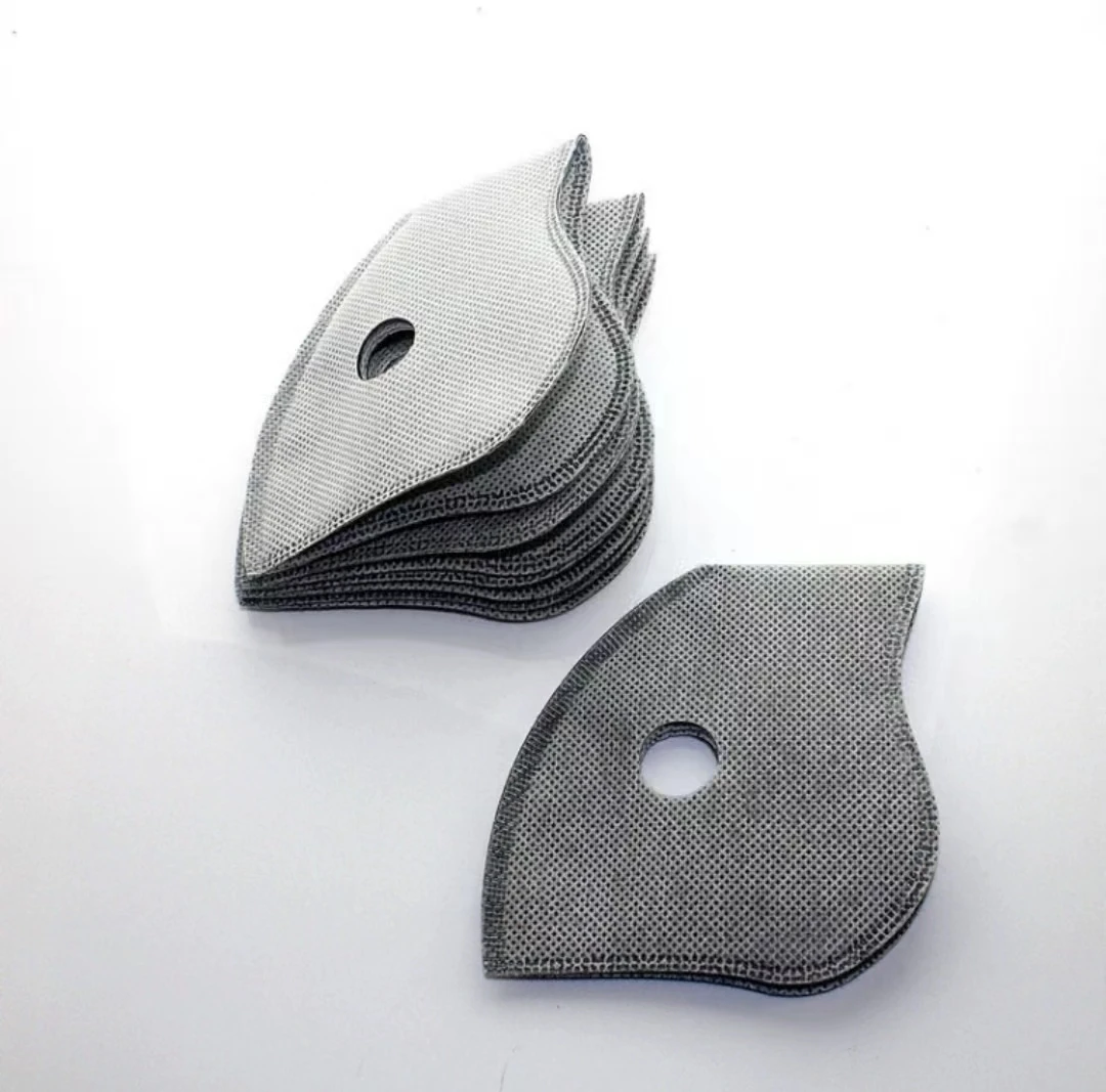 PM2.5 Сменный фильтр из активированного угля защита от пыли 5 слоев велосипедные
