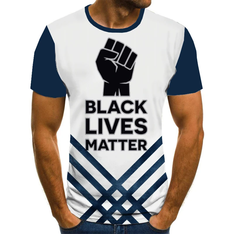 

BLACK LIVES MATTER slogan graphic 3D Print T-shirt Unisex Polyester t Shirt XXS-4XL Clothes Fashion Casual T-shirts