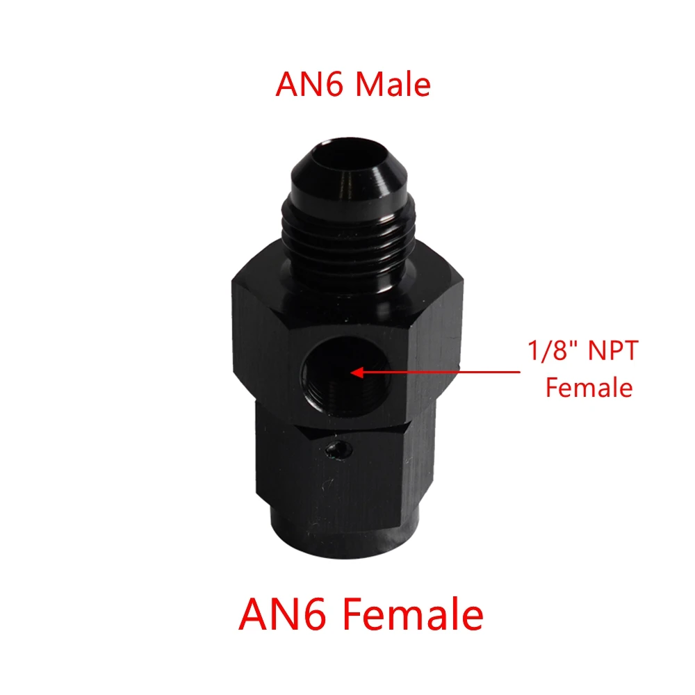 

AN4 AN6 AN8 AN10 AN12 1/8 "NPT датчик давления масла адаптер Манометр Датчик шарнирного соединения манометр порт шланга адаптер