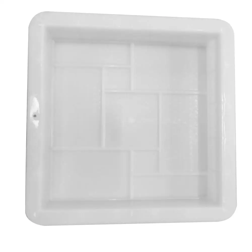 

Новая 1/5 шт вручную тротуарная бетонная форма для кирпича DIY Пластиковая форма для изготовления дорожек садовая каменная дорожная форма садовый Декор 25*25 см