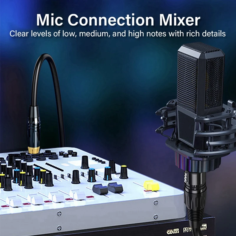 Кабель RCA-папа позолоченный соединительный кабель коаксиальный экран XLR-адаптер