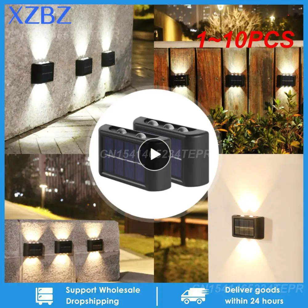

1~10PCS Smart Solar LED Outdoor Light Waterproof Garden Decor Lamps For Garden Outdoor Solar Lamp Balcony Courtyard Street Wall